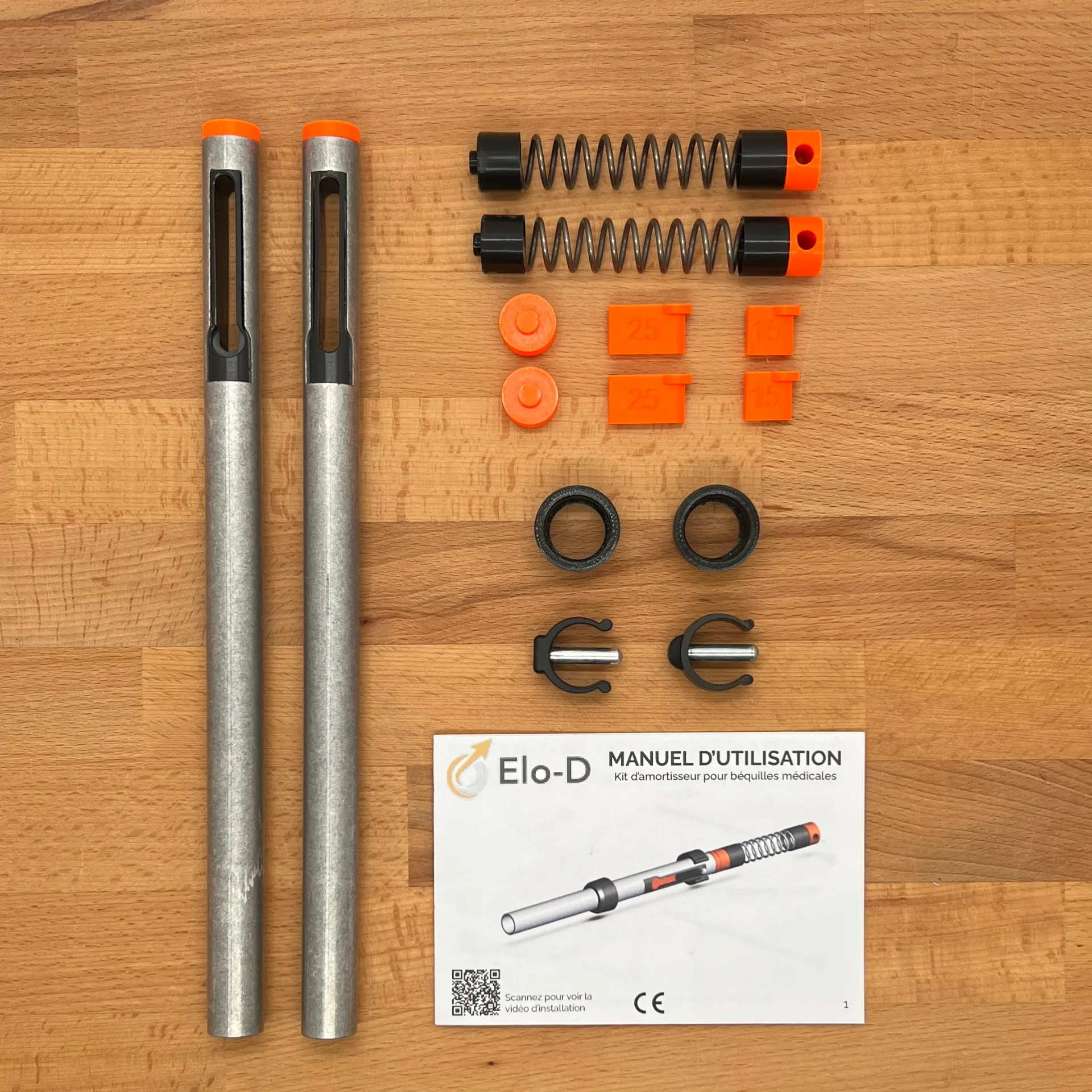 [PF-001-0] Kit Amortisseur Complet (0)